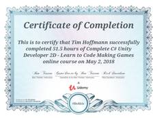 Unity C# course completed
